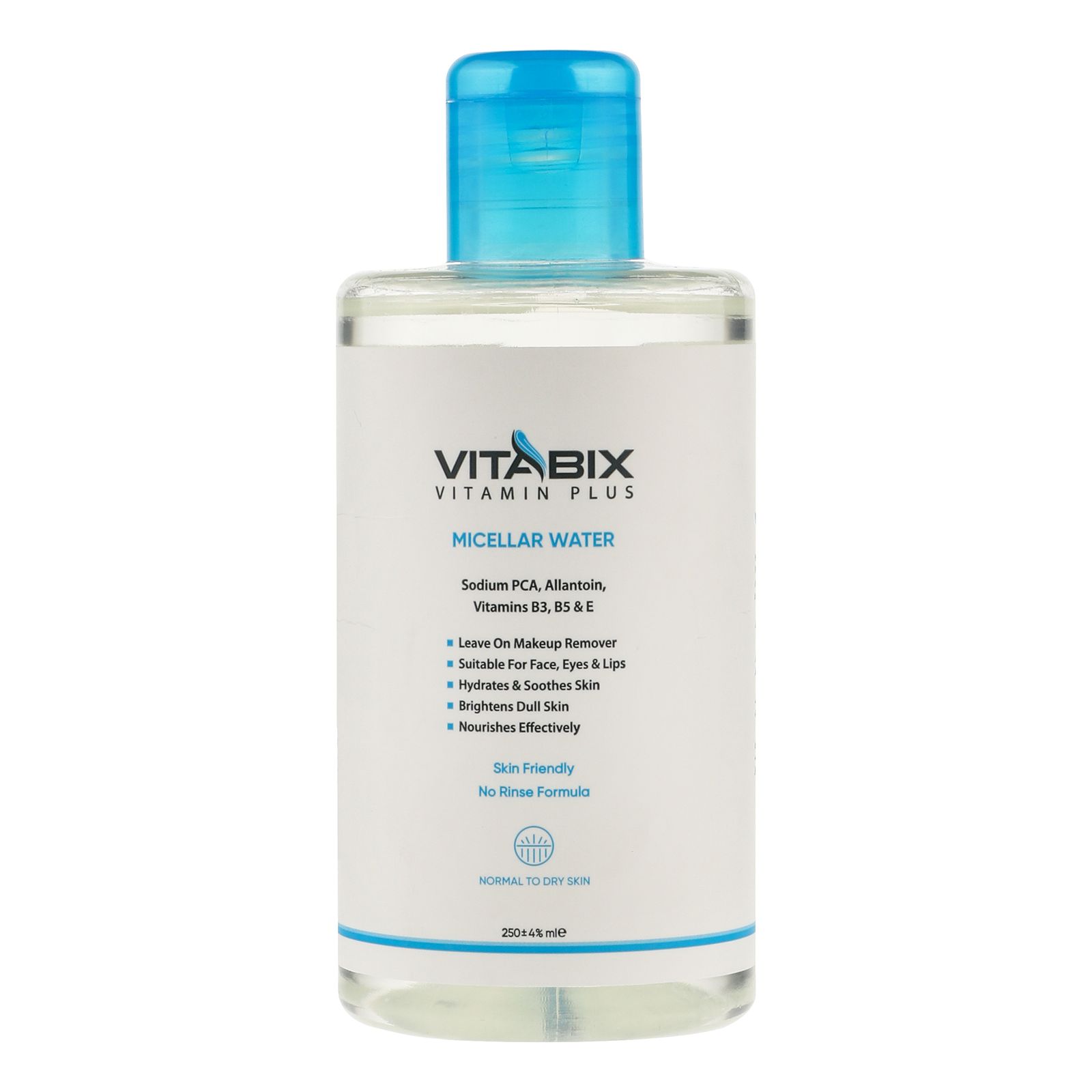 میسلار واتر روشن‌کننده پوست صورت ویتابیکس مدل Skin Friendly مناسب پوست‌های خشک و معمولی حجم 250 میلی لیتر -  - 1