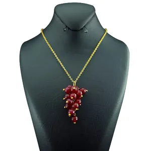گردنبند زنانه مدل خوشه انگوری کد 1