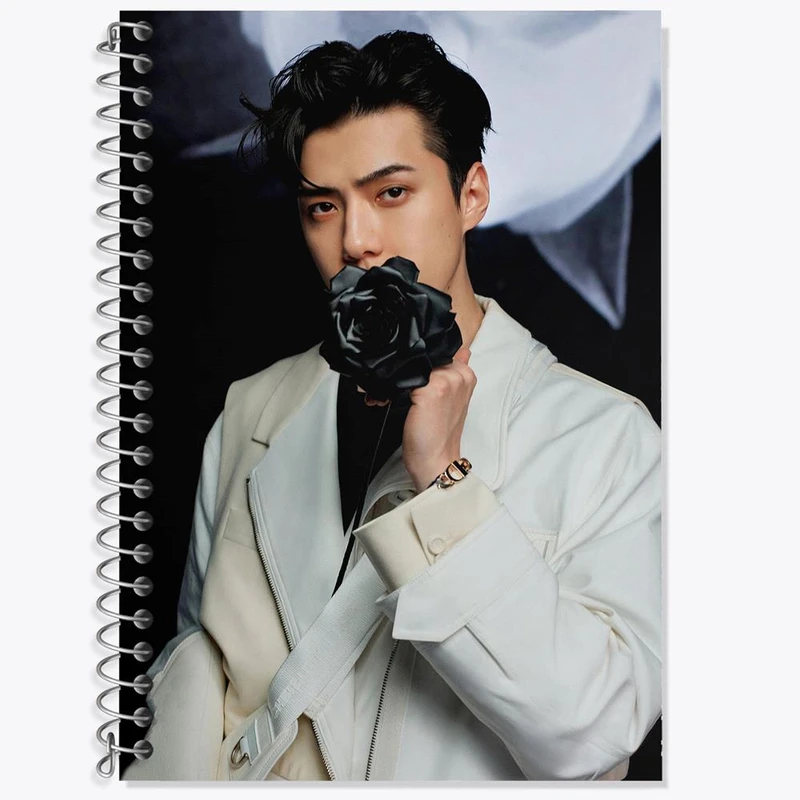 دفتر لغت 50 برگ خندالو مدل سهون گروه اکسو EXO کد 13468