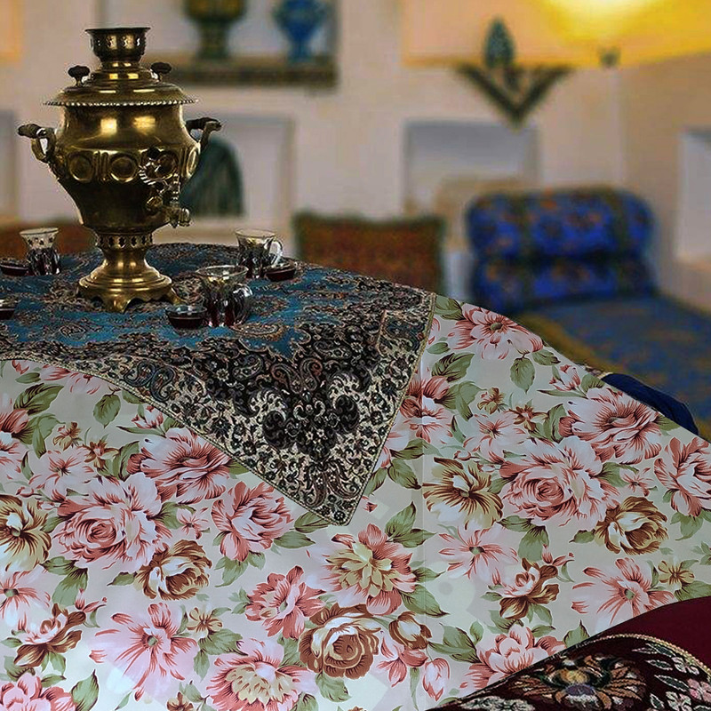 لحاف کرسی سندس مدل پامچال کد F803 سایز 400x400 سانتی متر لحاف کرسی سندس مدل پامچال کد F803 سایز 400x400 سانتی متر