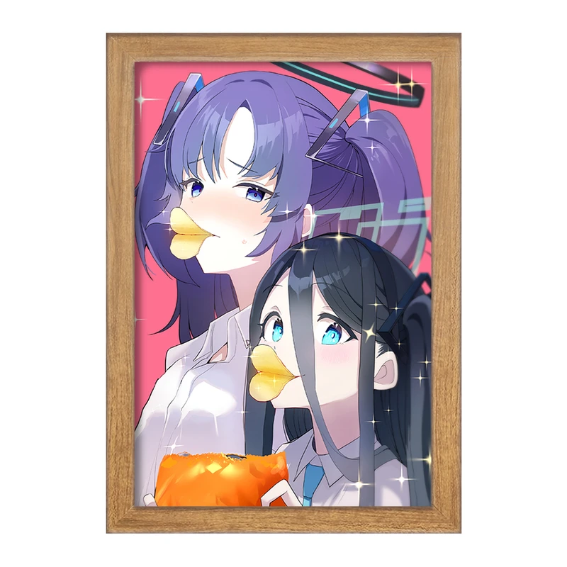 تابلو خندالو مدل بازی آرشیو آبی (Blue Archive) کد 34298