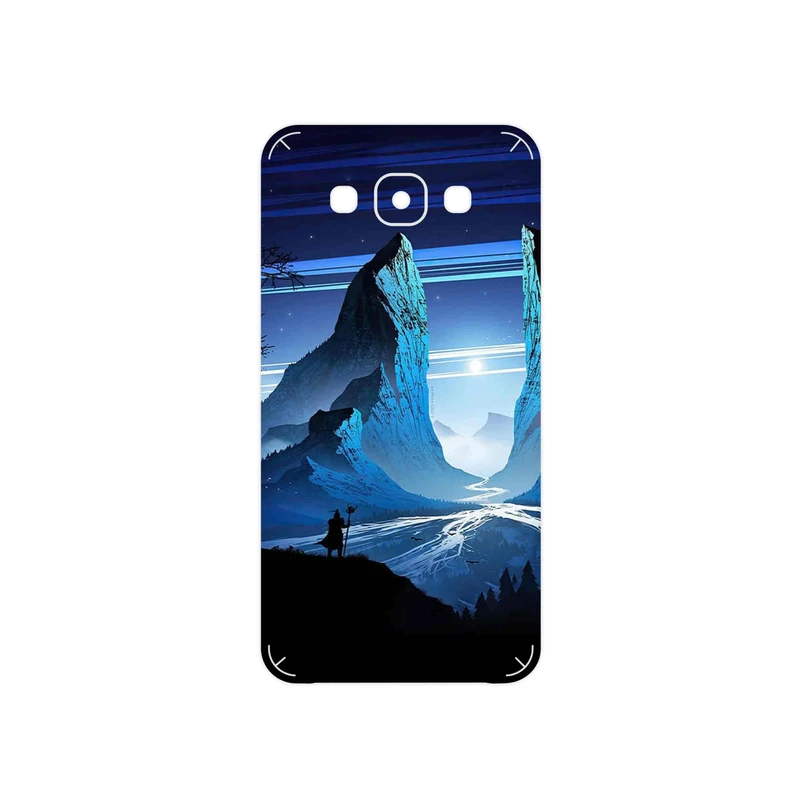 برچسب پوششی ماهوت مدل Blue Mountains Digital Art مناسب برای گوشی موبایل سامسونگ Galaxy E7