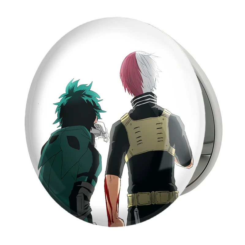 آینه جیبی خندالو طرح شوتو و دکو انیمه آکادمی قهرمان من مدل تاشو کد 11552 