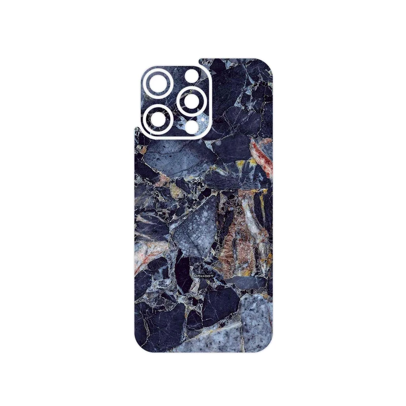 برچسب پوششی ماهوت مدل Broken black marble مناسب برای گوشی موبایل اپل iPhone 15 Pro Max