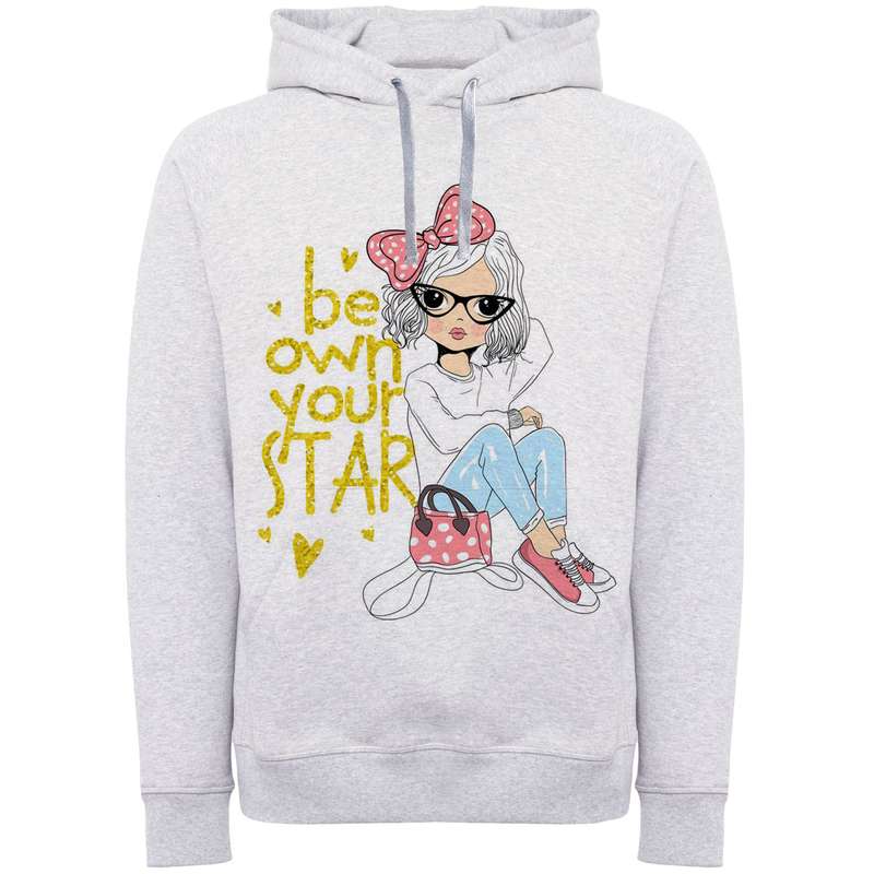 هودی زنانه مدل دختر عینکی A4