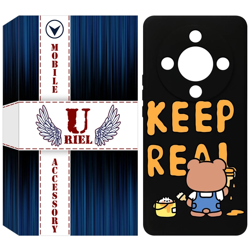 کاور یوریل مدل KSH کد 15 طرح خرس مناسب برای گوشی موبایل آنر X9b / X50 / Magic6 Lite / Magic 6 Lite