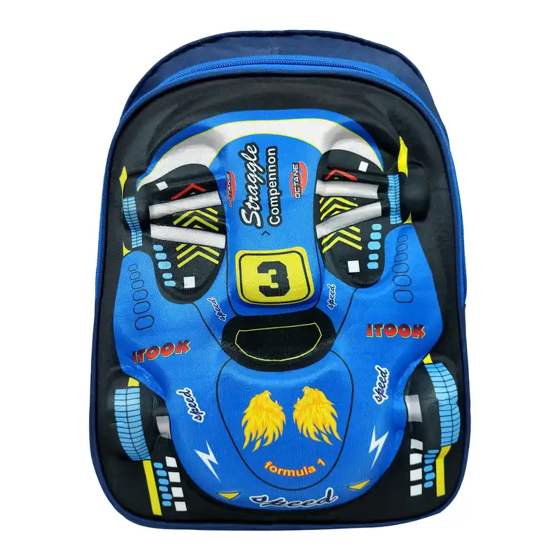 کوله پشتی بچگانه سیی مدل ماشین فرمول یک کد 229