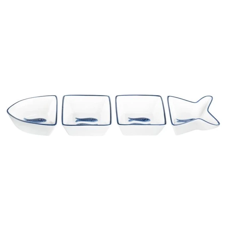 اردو خوری مادام کوکو مدل FISH3 مجموعه 4 عددی