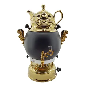 سماور گازی مدل عروس کد bst-8 ظرفیت 6 لیتر 