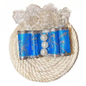 گیره مو دخترانه مدل مکرومه ای