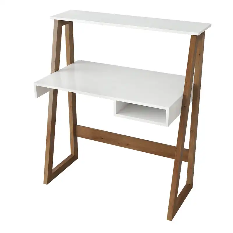 میز تحریر طرح قفسه دار مدل کاوه 1 کد BK-K2
