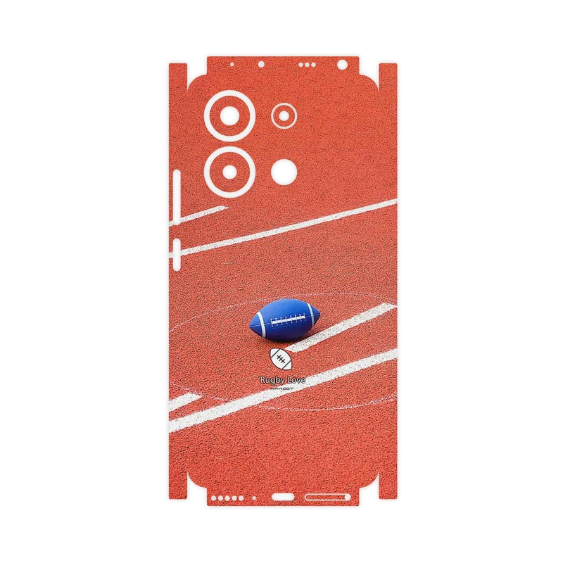 برچسب پوششی ماهوت مدل Rugby football-FullSkin مناسب برای گوشی موبایل شیائومی Redmi Note 13 4G