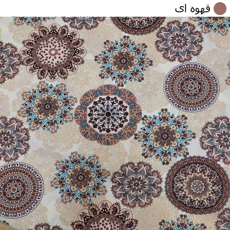 لحاف کرسی سندس مدل خورشیدی کد 83 سایز 300x300 سانتی متر