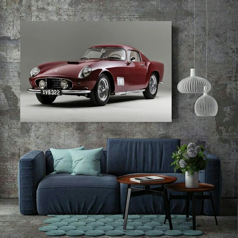  پوستر دیواری طرح ماشین کلاسیک مدل PO1435