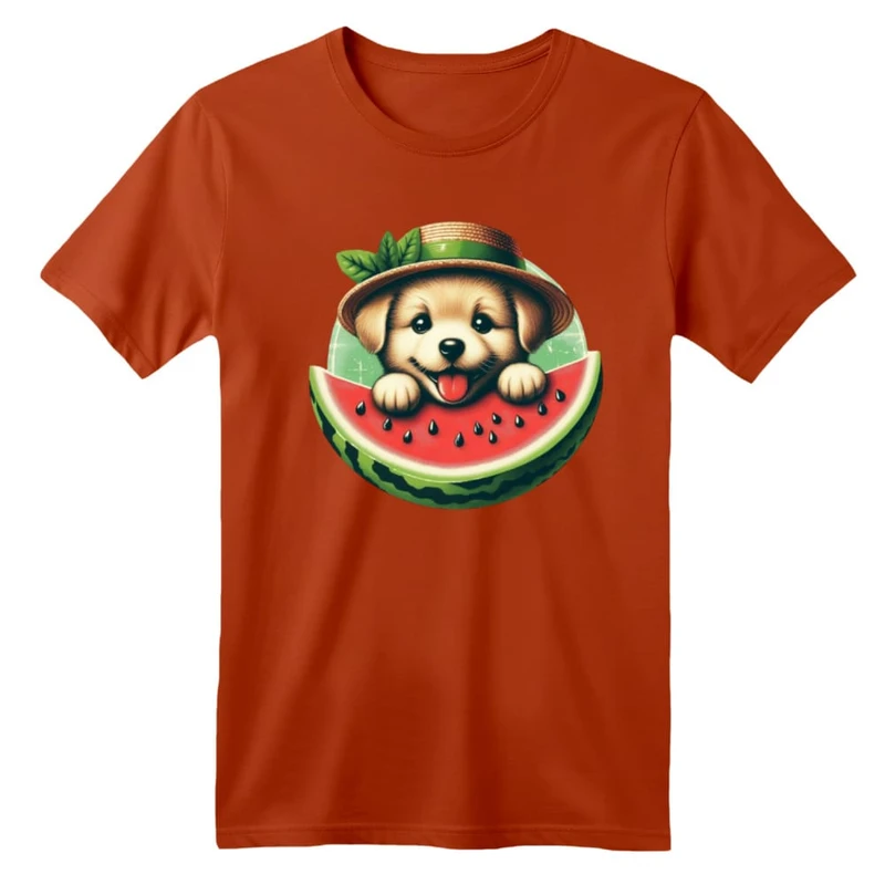 تی شرت آستین کوتاه بچگانه مدل سگ یلدایی کد 3