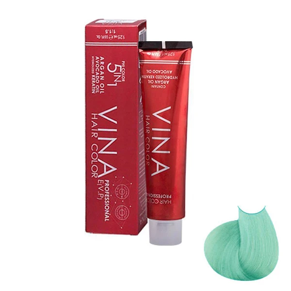 رنگ مو وینا شماره AP.4 حجم 125 میلی لیتر رنگ پیتون سبز کالپوری