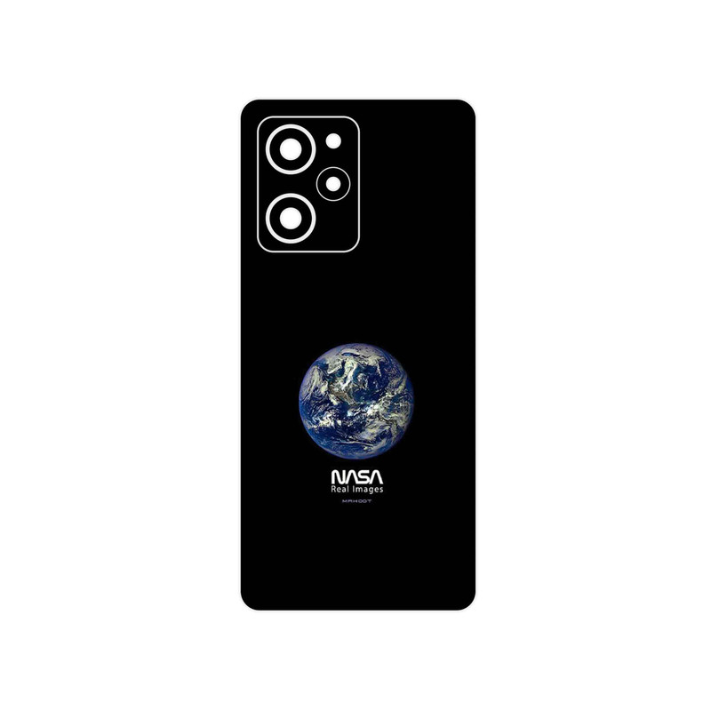 برچسب پوششی ماهوت مدل NASA Home Earth مناسب برای گوشی موبایل شیائومی Poco X5 Pro