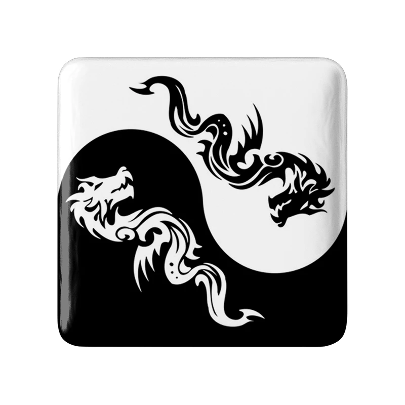 پیکسل خندالو طرح یین و یانگ مدل مربعی کد 30525