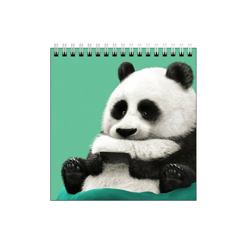 دفتر طراحی طرح پاندا و بازی کامپیوتری کد 6379762