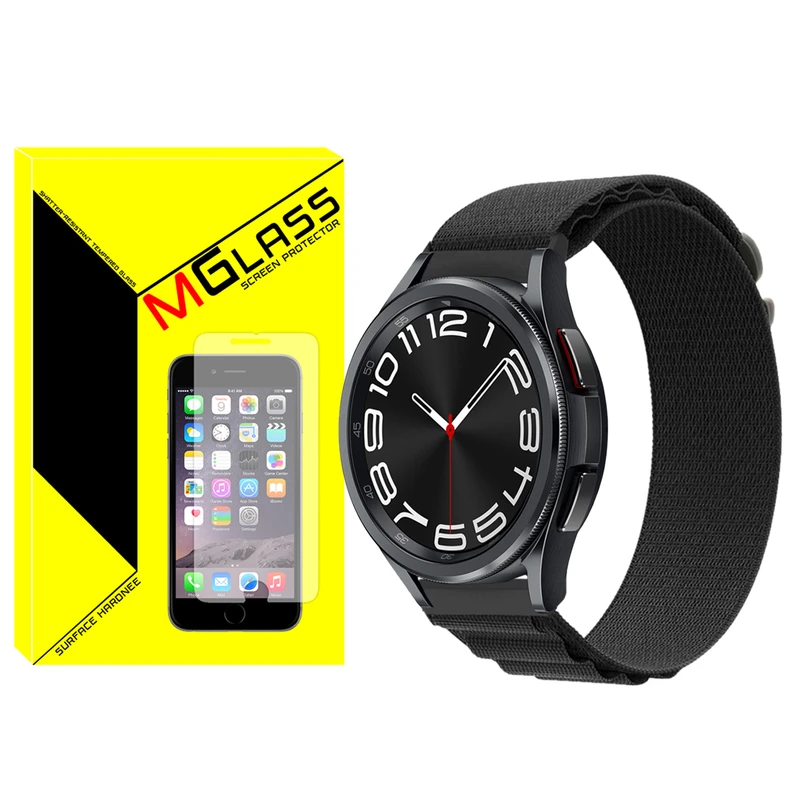 بند ام‌گلس مدل Loop Alpine مناسب برای ساعت هوشمند سامسونگ Galaxy Watch 6 Classic 43mm