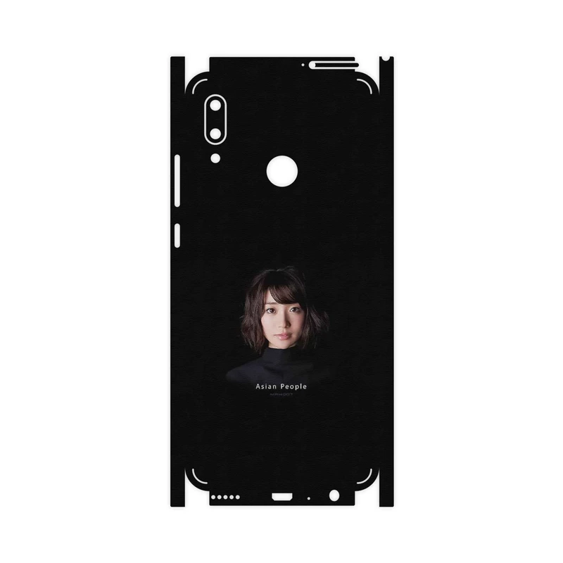 برچسب پوششی ماهوت مدل Portrait of an Asian Woman-FullSkin مناسب برای گوشی موبایل هوآوی P Smart 2019