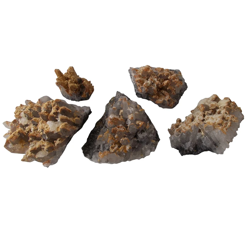 سنگ راف کوارتز تجمعی مدل RS470 مجموعه 5 عددی 