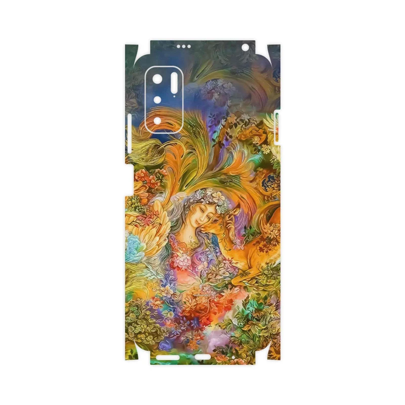 برچسب پوششی ماهوت مدل Persian miniature 3-FullSkin مناسب برای گوشی موبایل شیائومی Redmi Note 10 5G