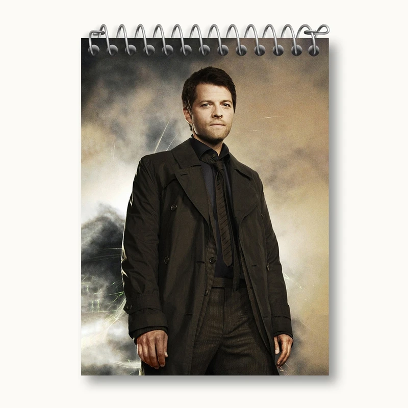 دفتر یادداشت 50 برگ خندالو مدل کستیل سریال سوپرنچرال Supernatural کد 24522