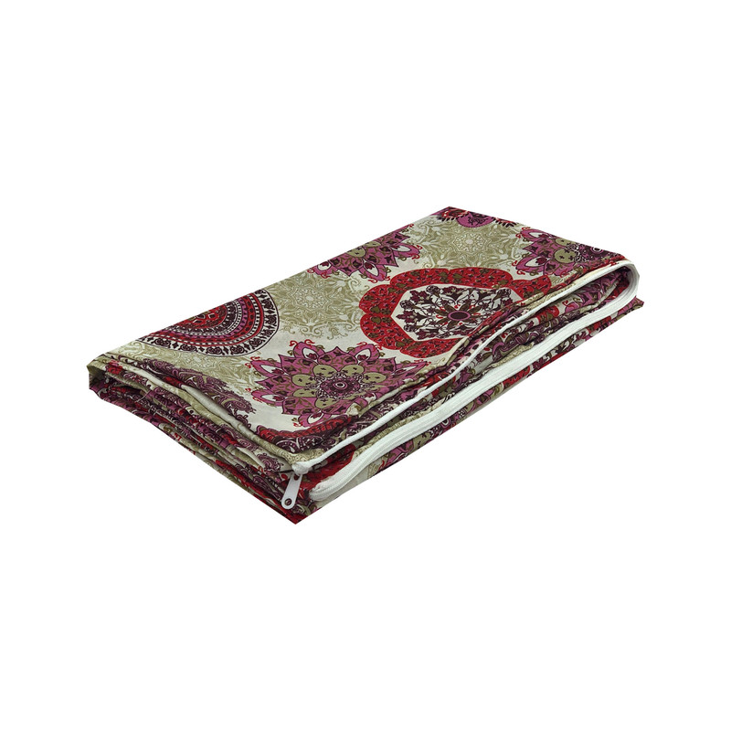 ملحفه تشک مدل خورشیدی کد 2 سایز 90x190 سانتی متر