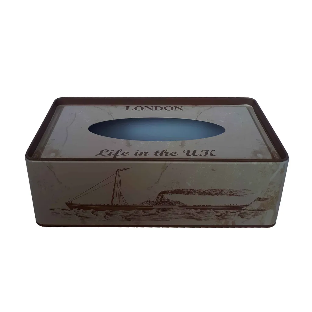 جای دستمال کاغذی طرح لندن مدل L01