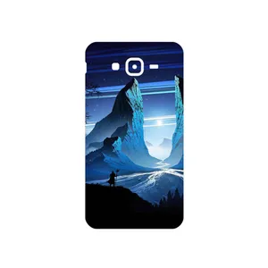 MAHOOT Blue Mountains Digital Art Cover Sticker for Samsung Galaxy J7 Core