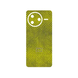 MAHOOT Yellow Snake Skin Cover Sticker for Xiaomi Poco F7 Pro