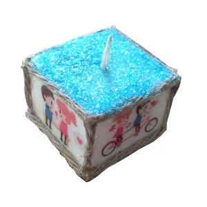 شمع دست ساز مدل كنفي