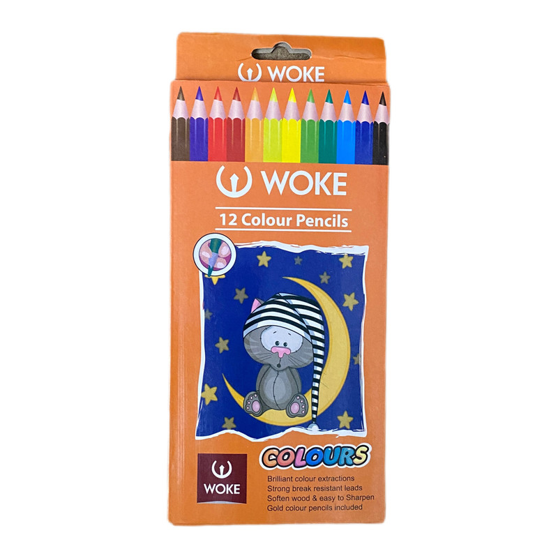 مداد رنگی 12 رنگ ووک کد 10
