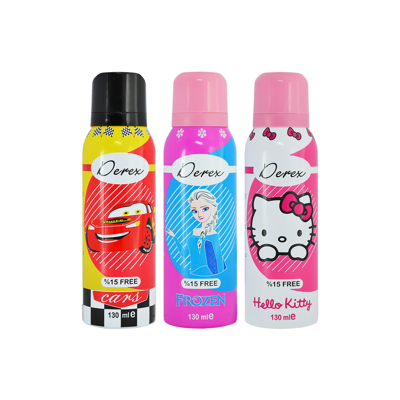 اسپری بدن کودک دریکس مدل 6303 حجم 130 میلی لیتر مجموعه 3 عددی