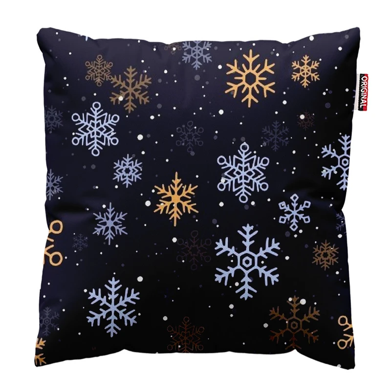کوسن پاد آفرین طرح زمستون و برف کد 2323 سایز 30*30 سانتی متر