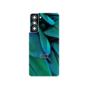 MAHOOT Green Feather Cover Sticker for Samsung Galaxy S21 5G