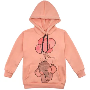 هودی دخترانه مدل فیل S01 رنگ گلبهی