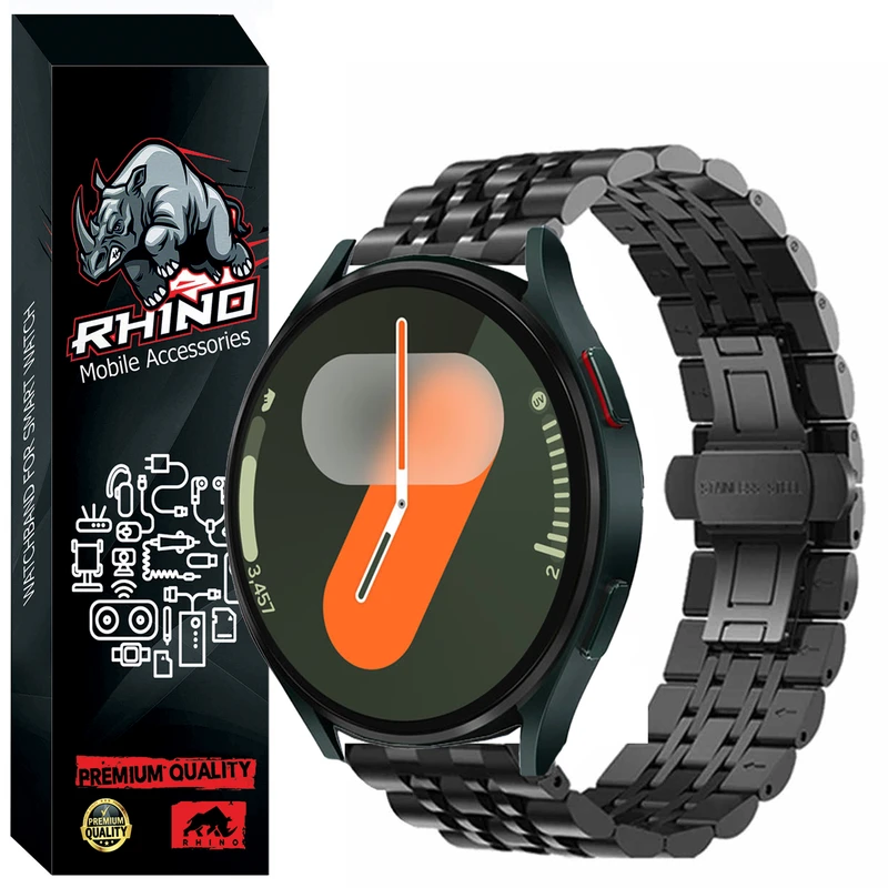 بند راینو مدل 7Bead مناسب برای ساعت هوشمند سامسونگ Galaxy Watch 7 44mm