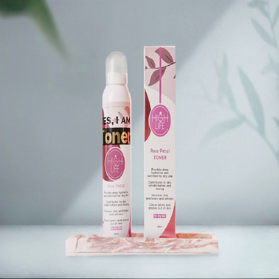 تونر پاک کننده صورت هایلایف مدل گلبرگ گل رز حجم 200 میلی لیتر - - 2