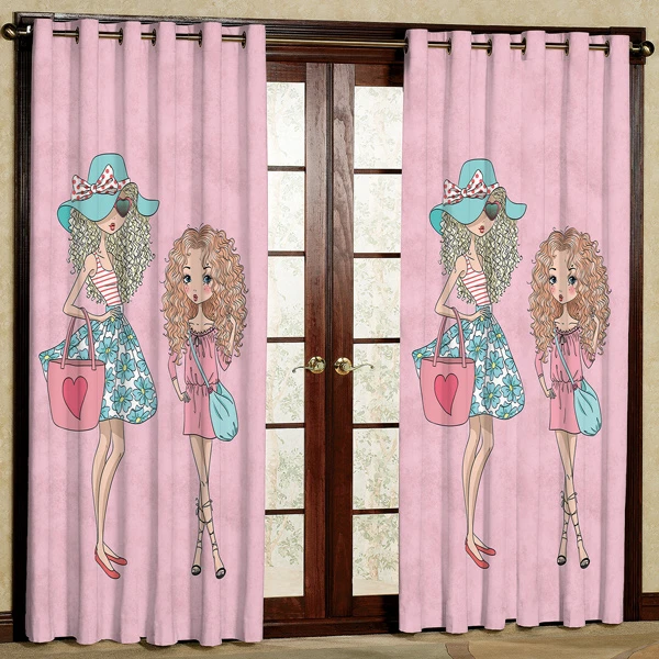 پرده مدل مخمل پانچی کد 6336 سایز 280x140 سانتی متر