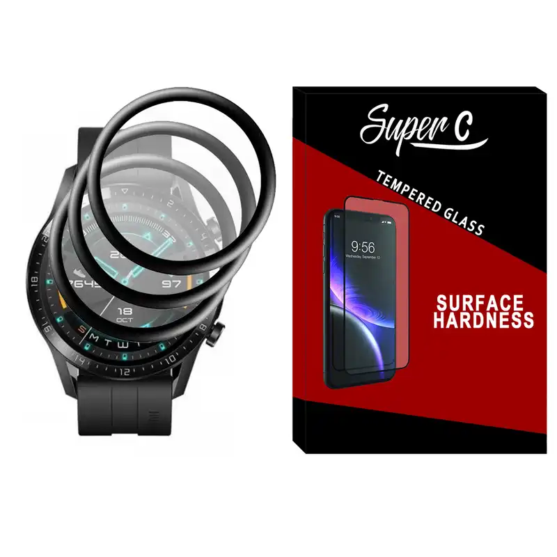 محافظ صفحه نمایش نانو سوپرسی مدل SRC مناسب برای ساعت هوشمند هوآوی Watch GT2 46mm بسته سه عددی