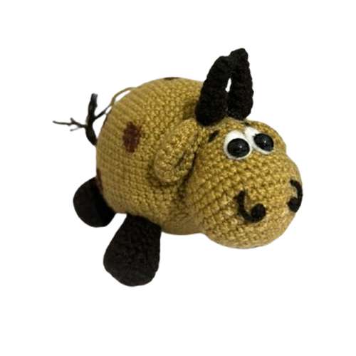 عروسک بافتنی طرح گوسفند