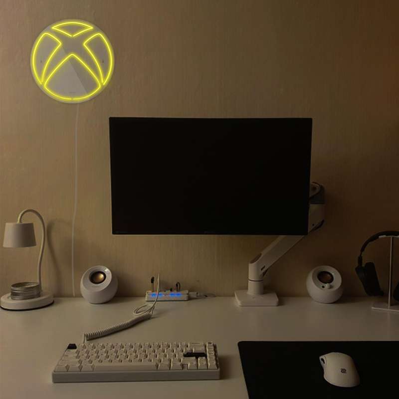 چراغ دیواری نئون دیزاین طرح Xbox-GL_YL