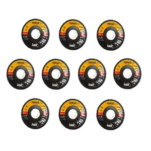 سنباده فلاپ دیسک یونار مدل Grit 80 بسته 10 عددی
