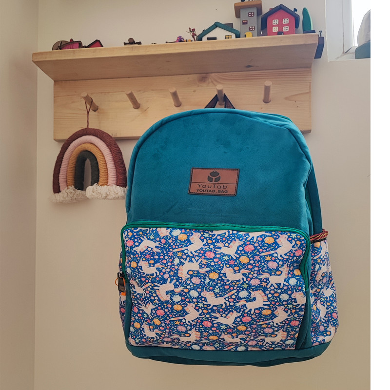 کوله پشتی زنانه یوتاب مدل مخمل K-05