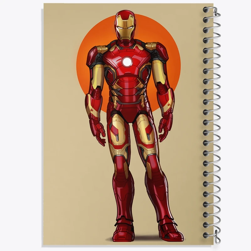 دفتر لیست خرید 50 برگ خندالو طرح مرد آهنی (Iron Man) کد F1981