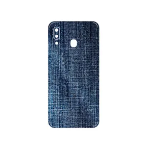 MAHOOT Fabric Texture 3 Cover Sticker for Samsung Galaxy A20