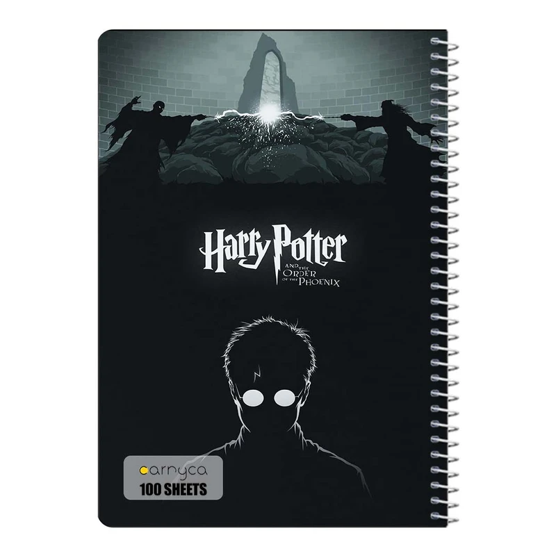 دفتر مشق 100 برگ سیمی کارنیکا طرح هری پاتر Harry Potter کد 10419