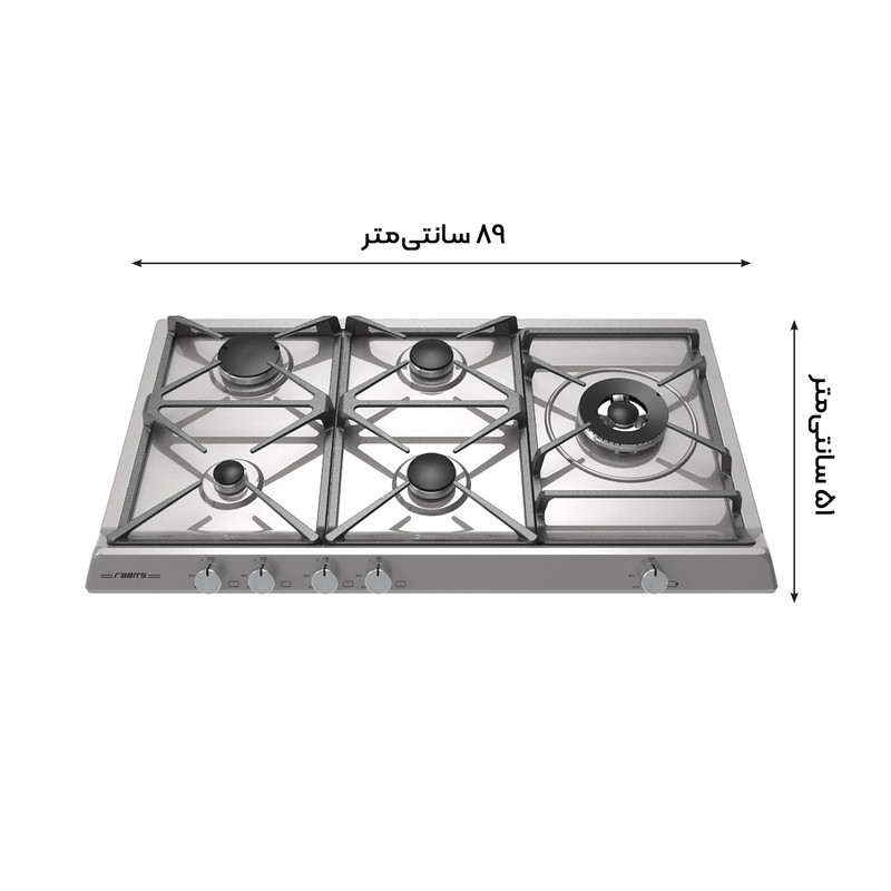 اجاق گاز صفحه ای رابیتس مدل RS-503